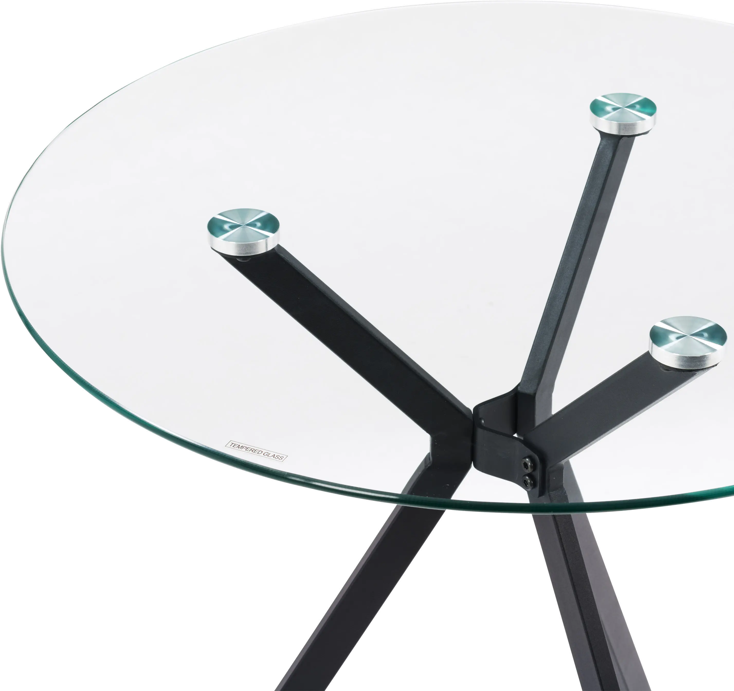 Lennox Glass Top Bistro Table