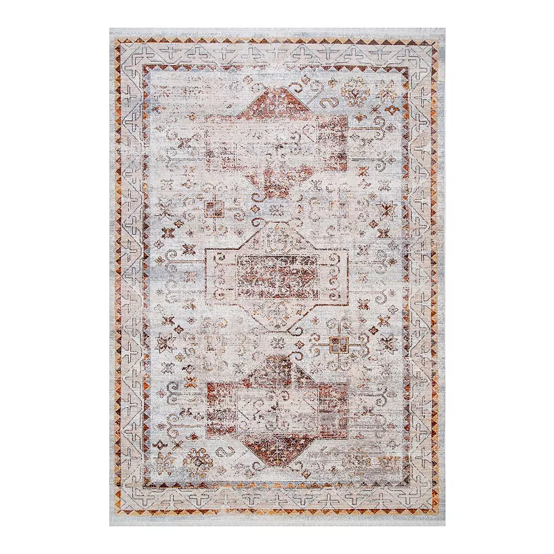 nuLOOM Zahra Faded Native Panels Area Rug