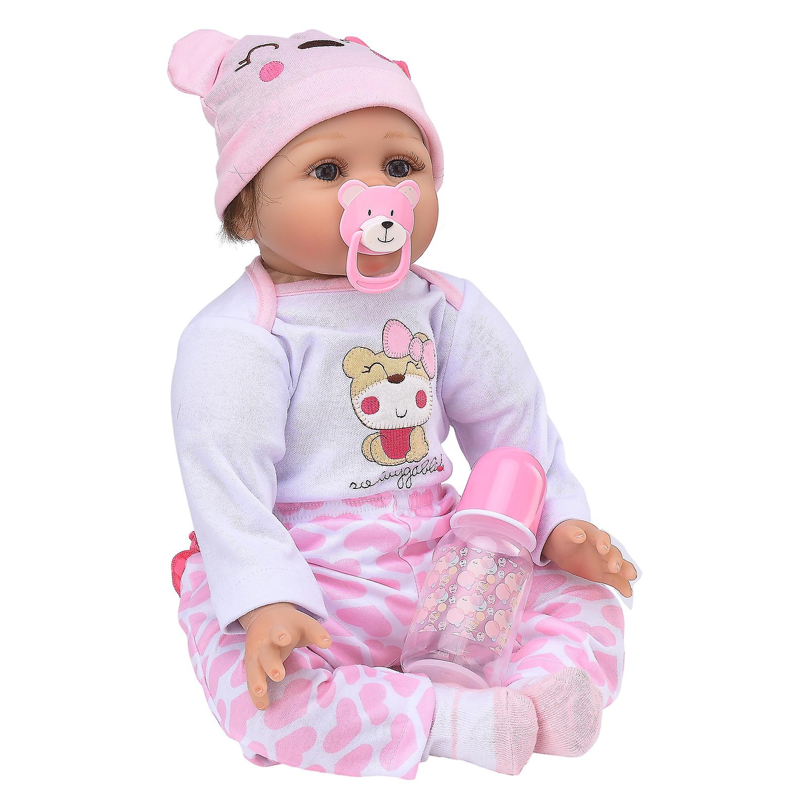 Simulated Baby Rebirth Doll Girl 55cm (implanted Hair Style)