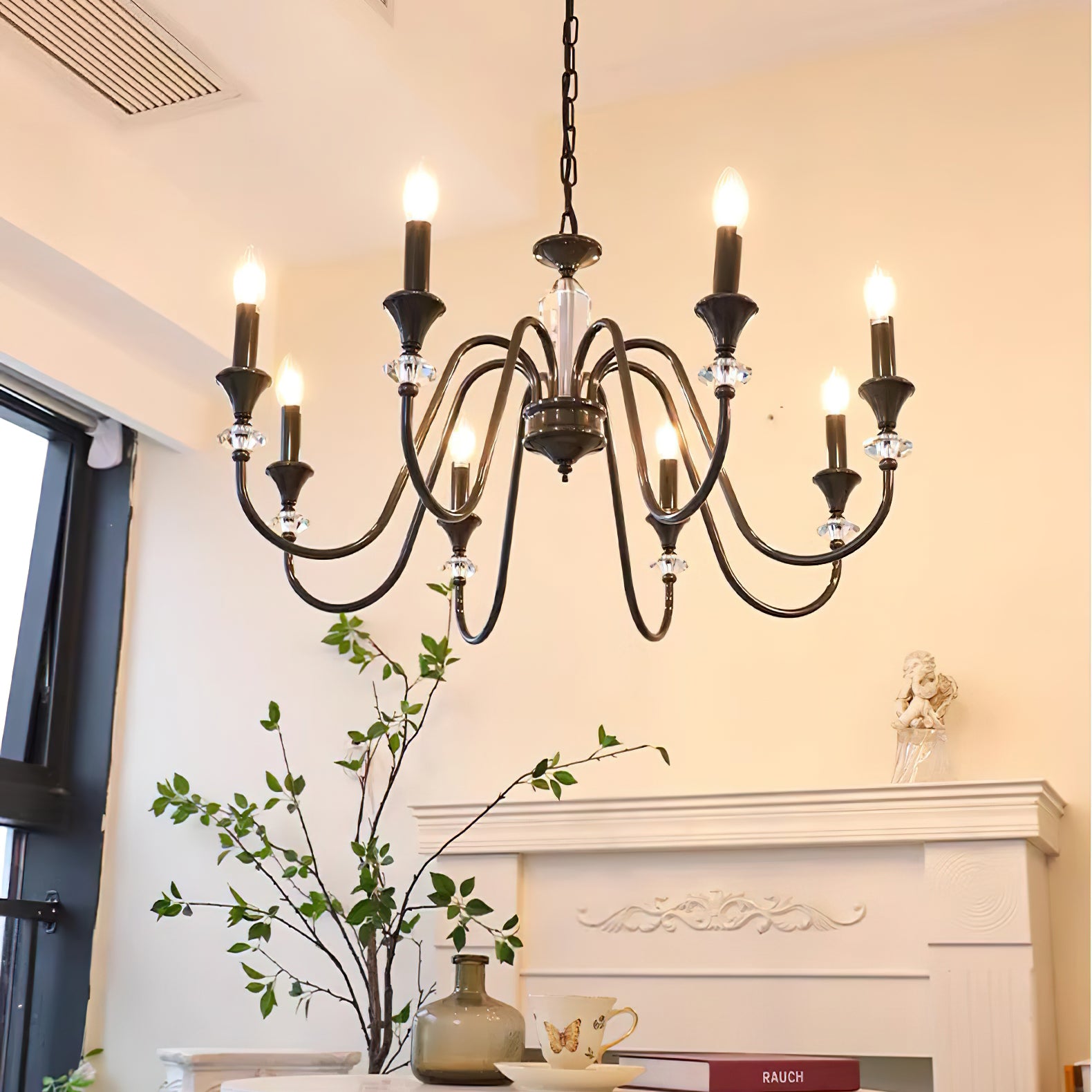 Noir Candelabra Chandelier