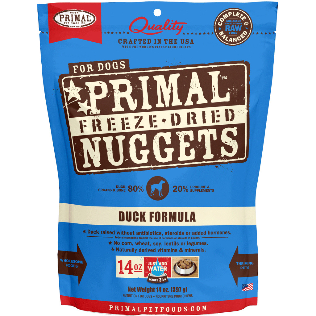 Primal Freeze-Dried Duck Formula Dog Food