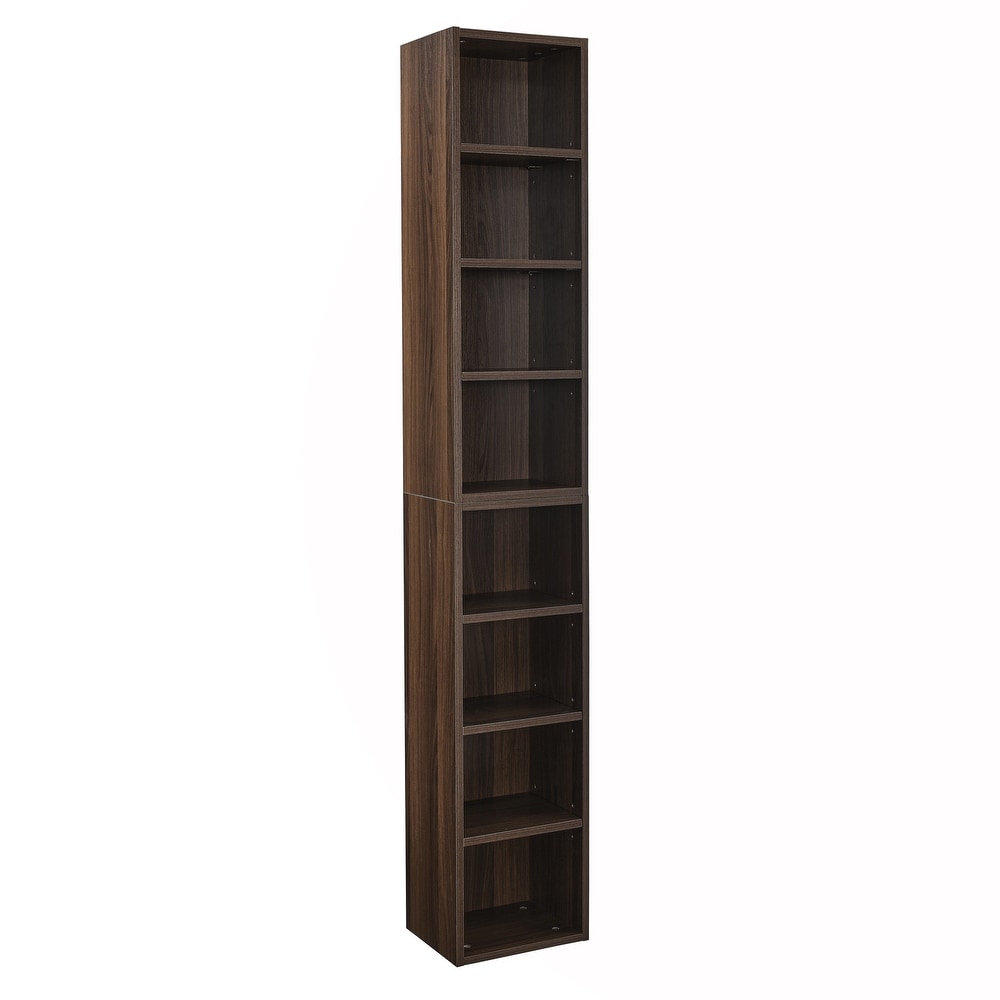 8 Tier Storage Cabinet with Adjustable Shelves