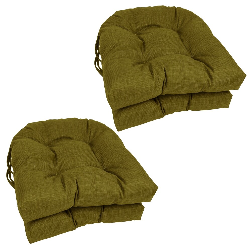 16 inch U Shaped Indoor/Outdoor Chair Cushions (Set of 4)   16\