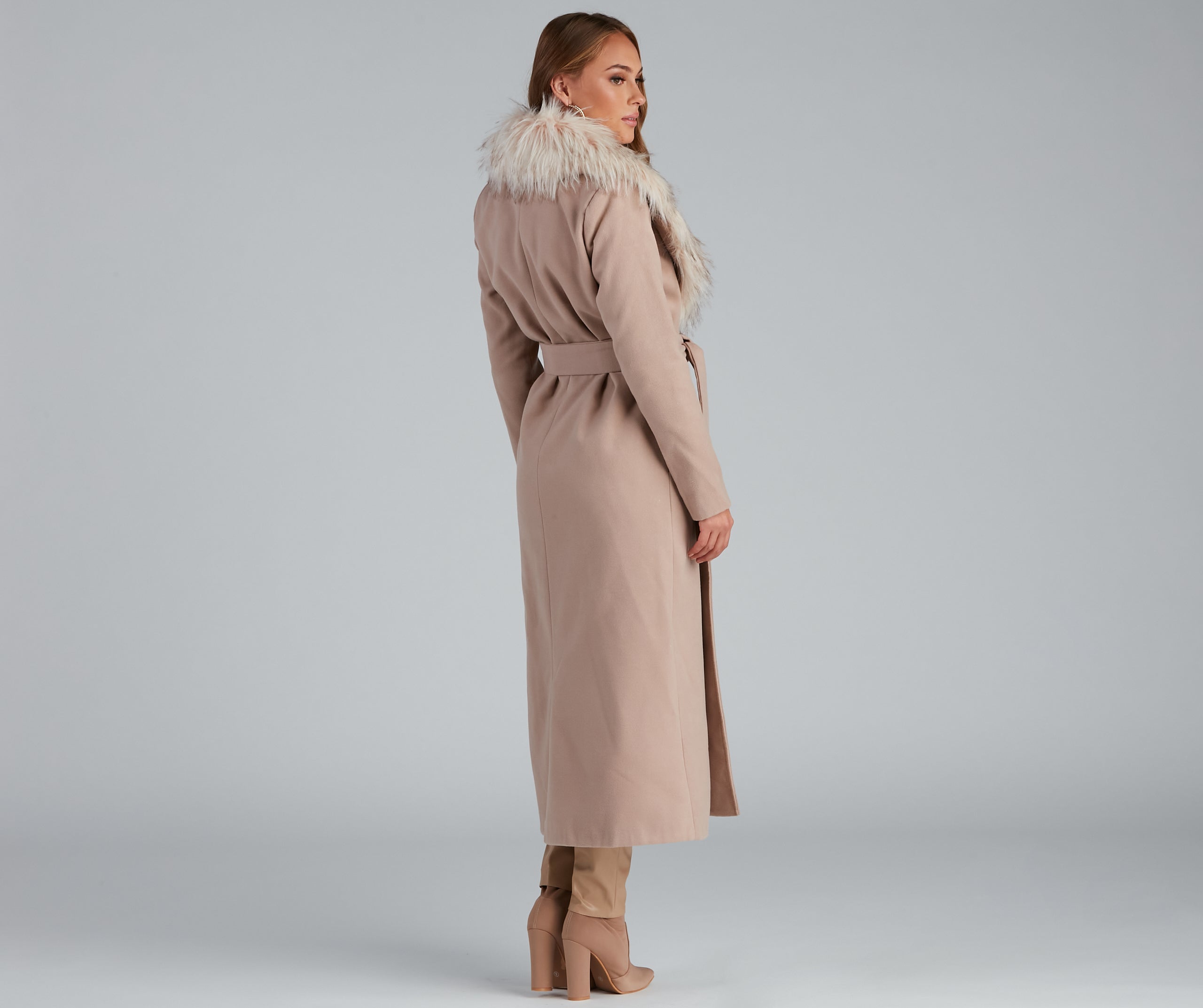 A Formal Affair Faux Fur Jacket