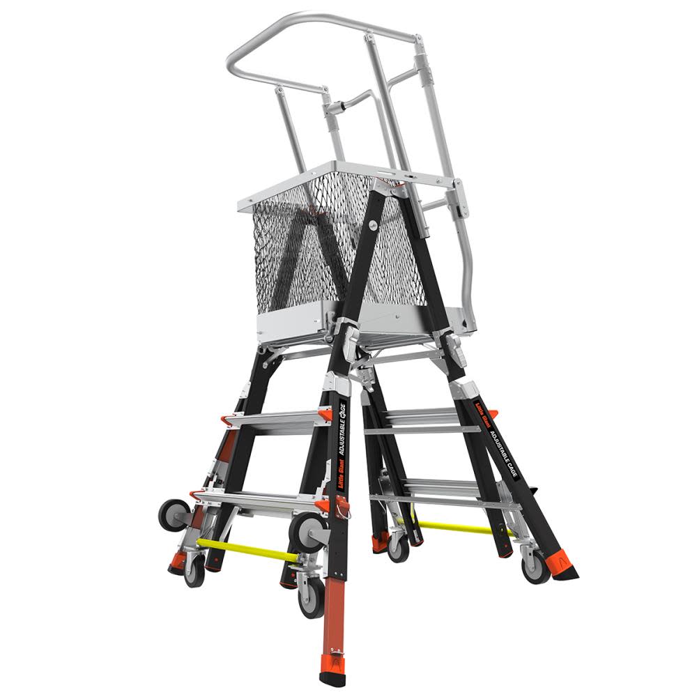 Cage Model 3 Ft. to 5 Ft. IAA FG w/ Wheel Lift and Ratchet Levelers ;