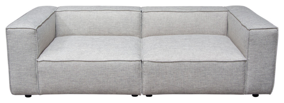 Vice 2 Piece Modular Sofa  Barley Fabric   Transitional   Sofas   by Timeout PRO  Houzz