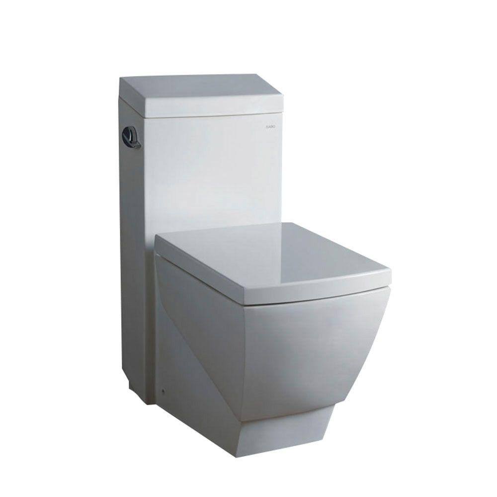 Fresca Apus 1-piece 1.6 GPF Single Flush High-Efficiency Elongated Toilet in White FTL2336