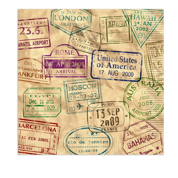 Beistle 59983 Around The World Luncheon Napkins  (...