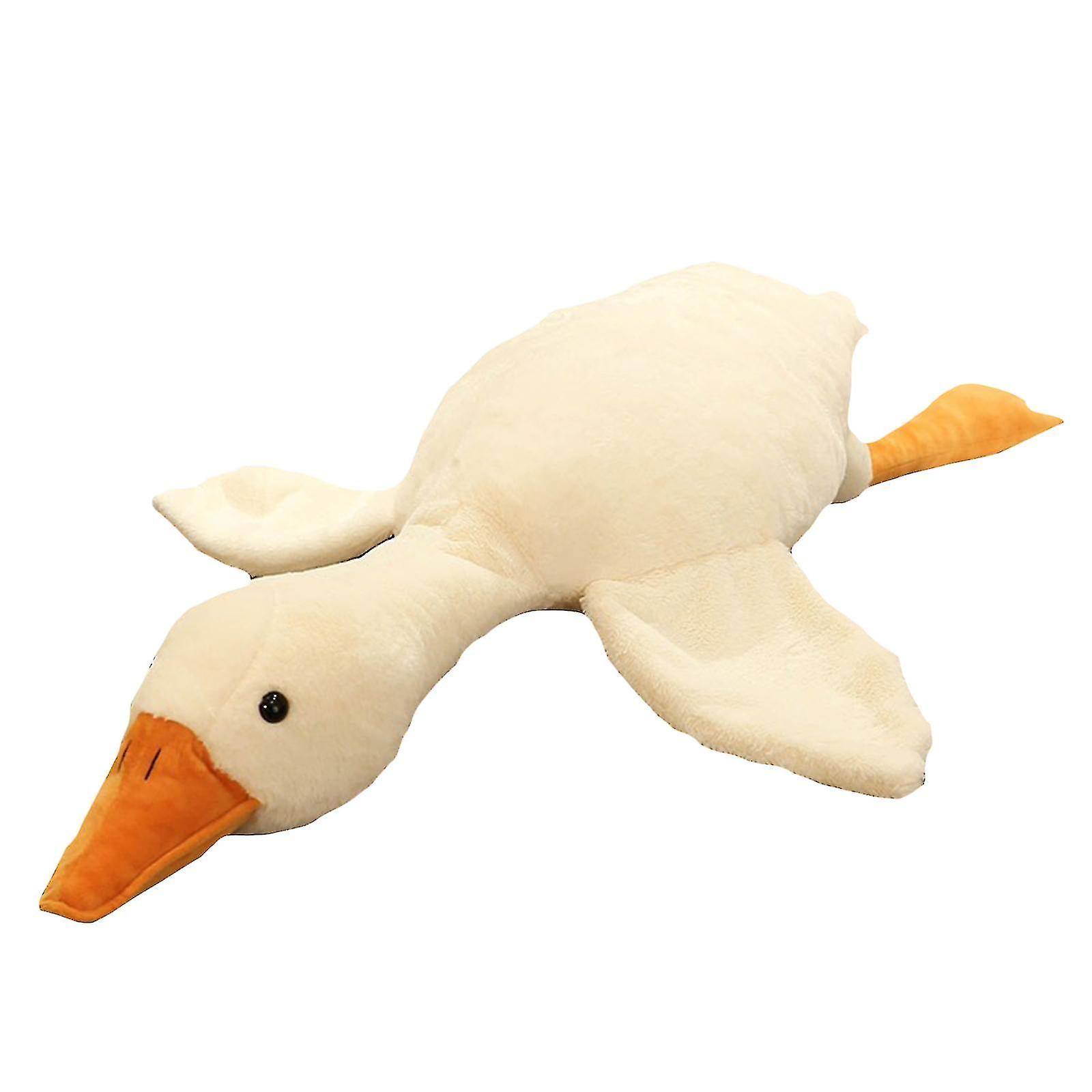 Plush Goose Soft Pillow Toys Comfortable Big Swan 50 Cm/90 Cm/130 Cm/160 Cm/190 Cm Christmas Gift Yellow Stuffed Animal