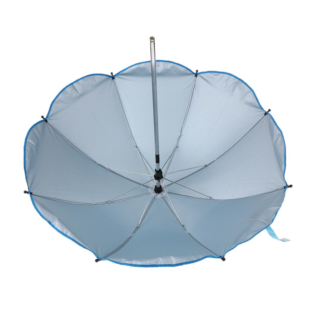 Water Beach Shelter Sunshade Umbrella Travel Outdoor Hiking Canopy Parasol Sky Blue