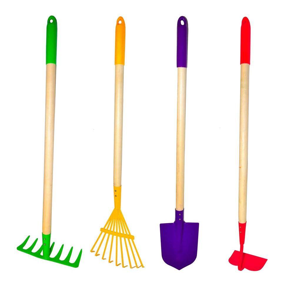 G  F Products Big Kids Garden Tool Set (4-Piece) 10018