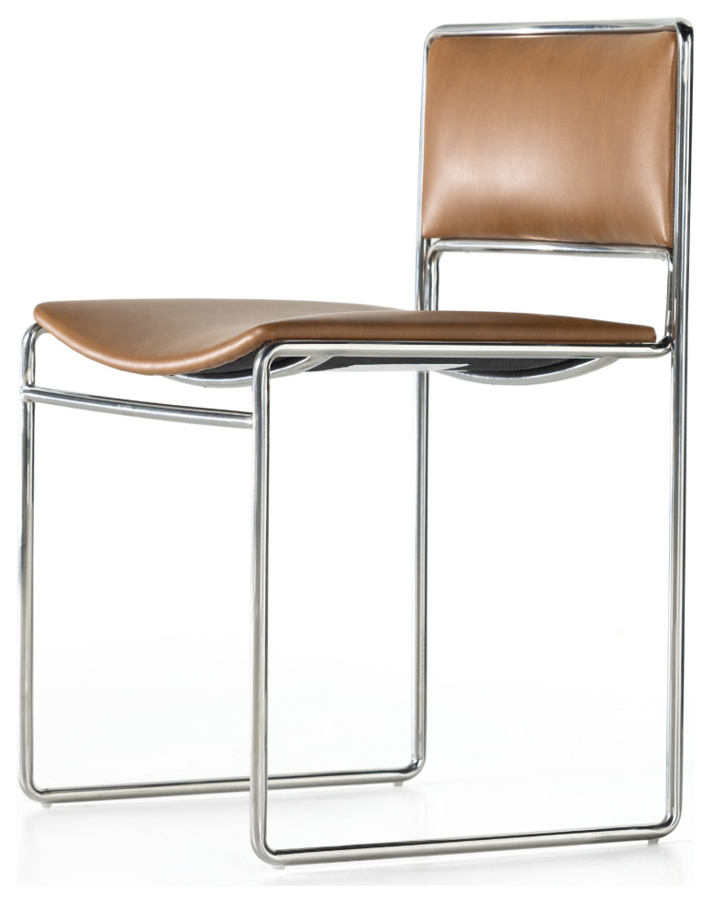 Donato Dining Chair  Sierra Butterscotch   Contemporary   Dining Chairs   by Four Hands  Houzz