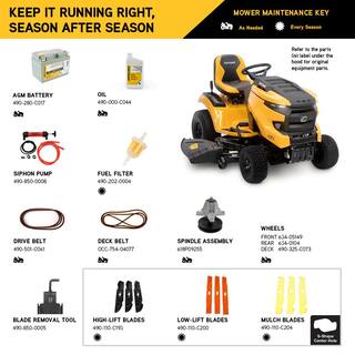 Cub Cadet XT1 Enduro LT 50 in. Fab Deck 24 HP V-Twin Kohler 7000 Series Engine Hydro Drive Gas Riding Lawn Tractor (CA Compliant) LT50 FAB CA