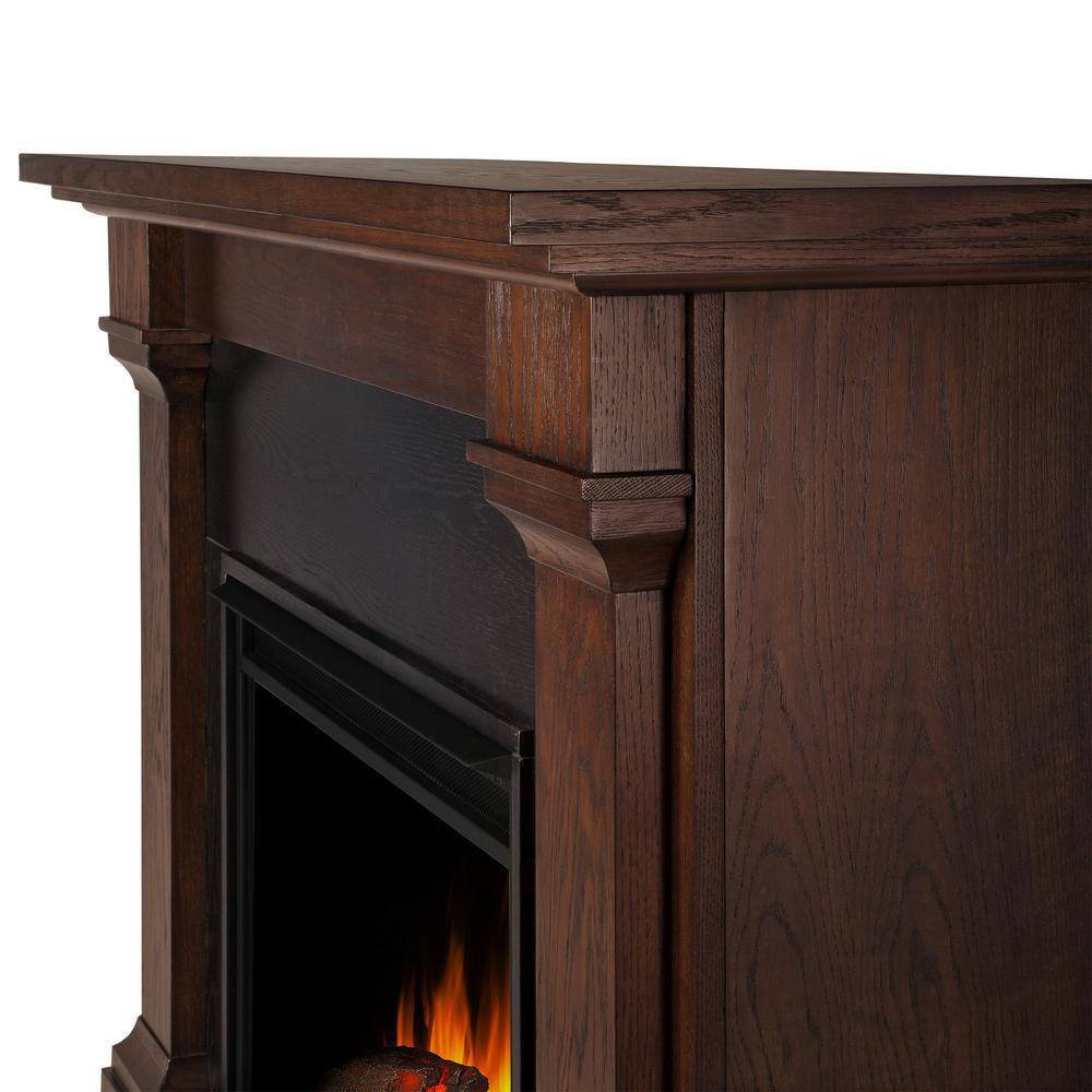 Real Flame Callaway 63 in. Grand Electric Fireplace in Chestnut Oak 8011E-CO