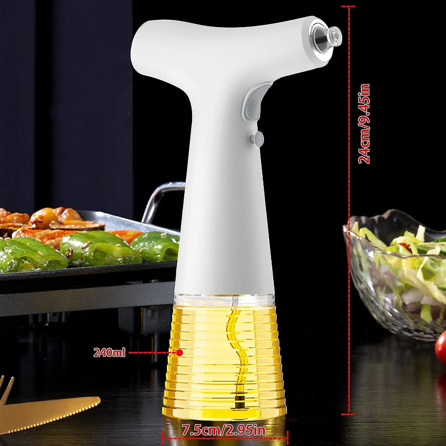 Cooking Oil Spray， Olive Oil Cooking Spray For Salads， Electric Spray Bottle， Electric Watering Can 240ml， Food Spray Bottle Kitchen Accessories