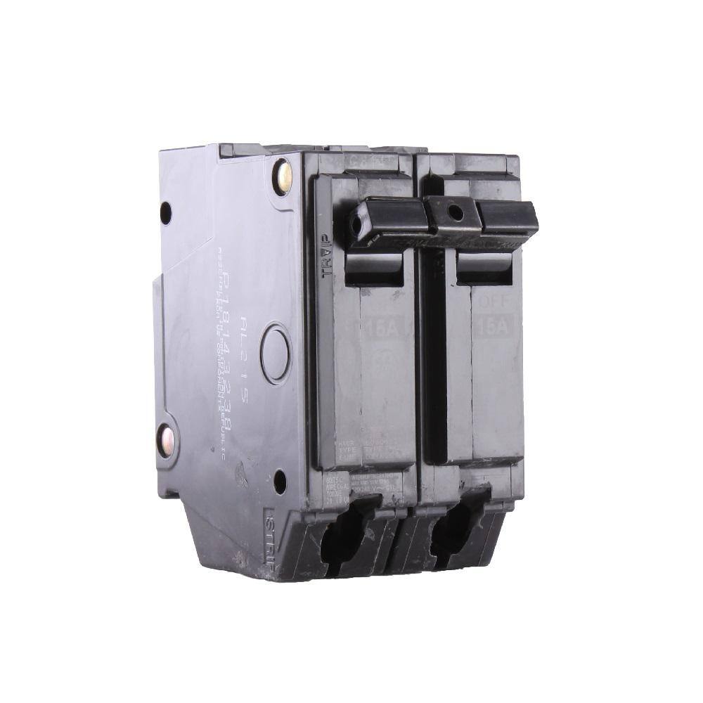 GE Q-Line 15 Amp 2 in. 2-Pole Circuit Breaker THQL2115