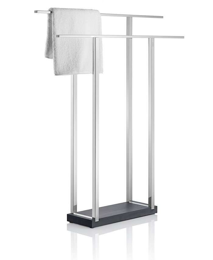 blomus Free Standing Towel Rack - Wide - Polished