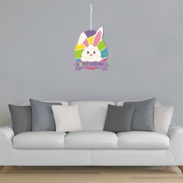 Big Dot Of Happiness Hippity Hoppity Hanging Porch Easter Bunny Party Outdoor Decorations Front Door Decor 1 Piece Sign