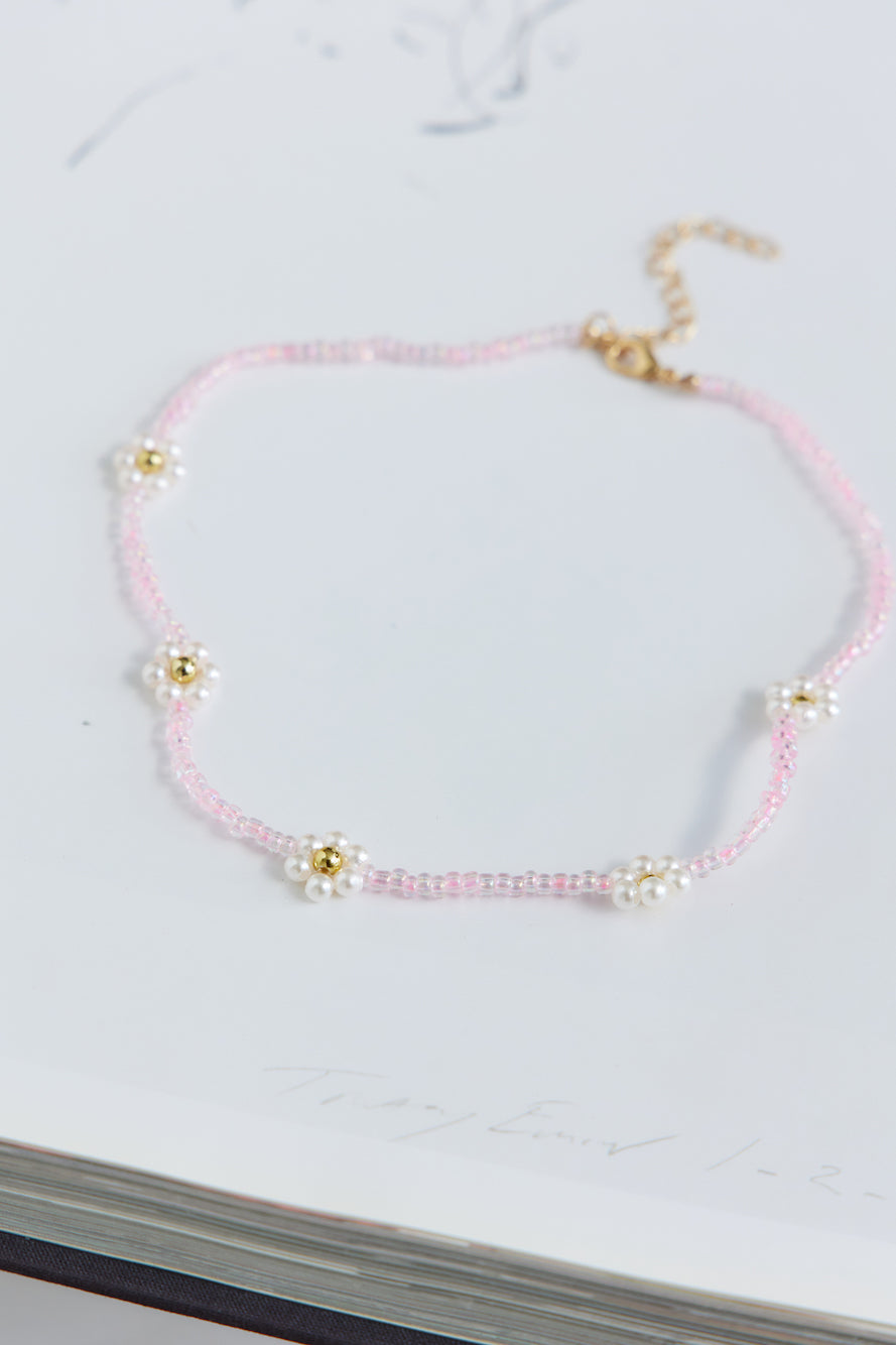 Wholesome Times Necklace Pink