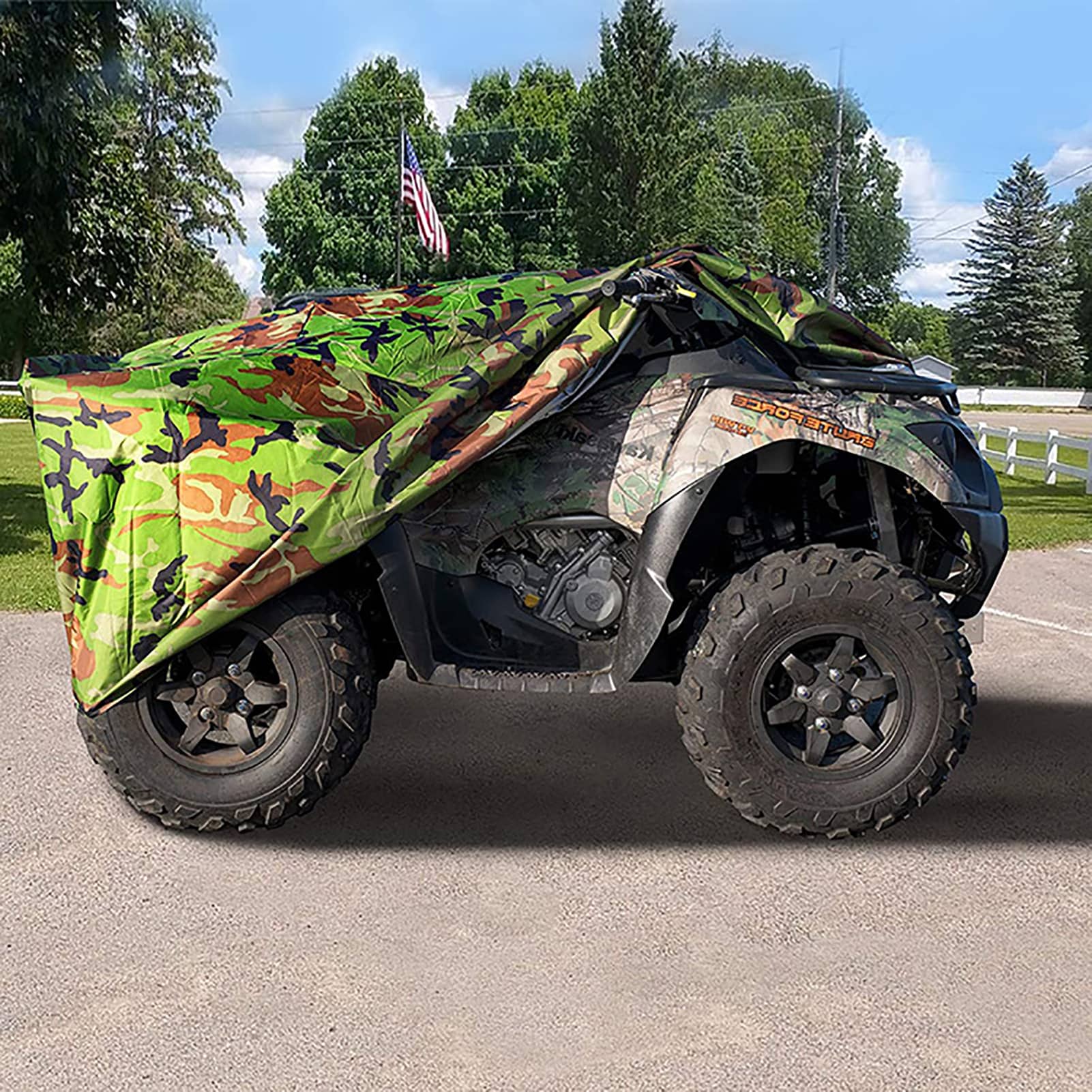 ATV Camo Cover Waterproof Covers Universal Fit for ATV Quad Bike