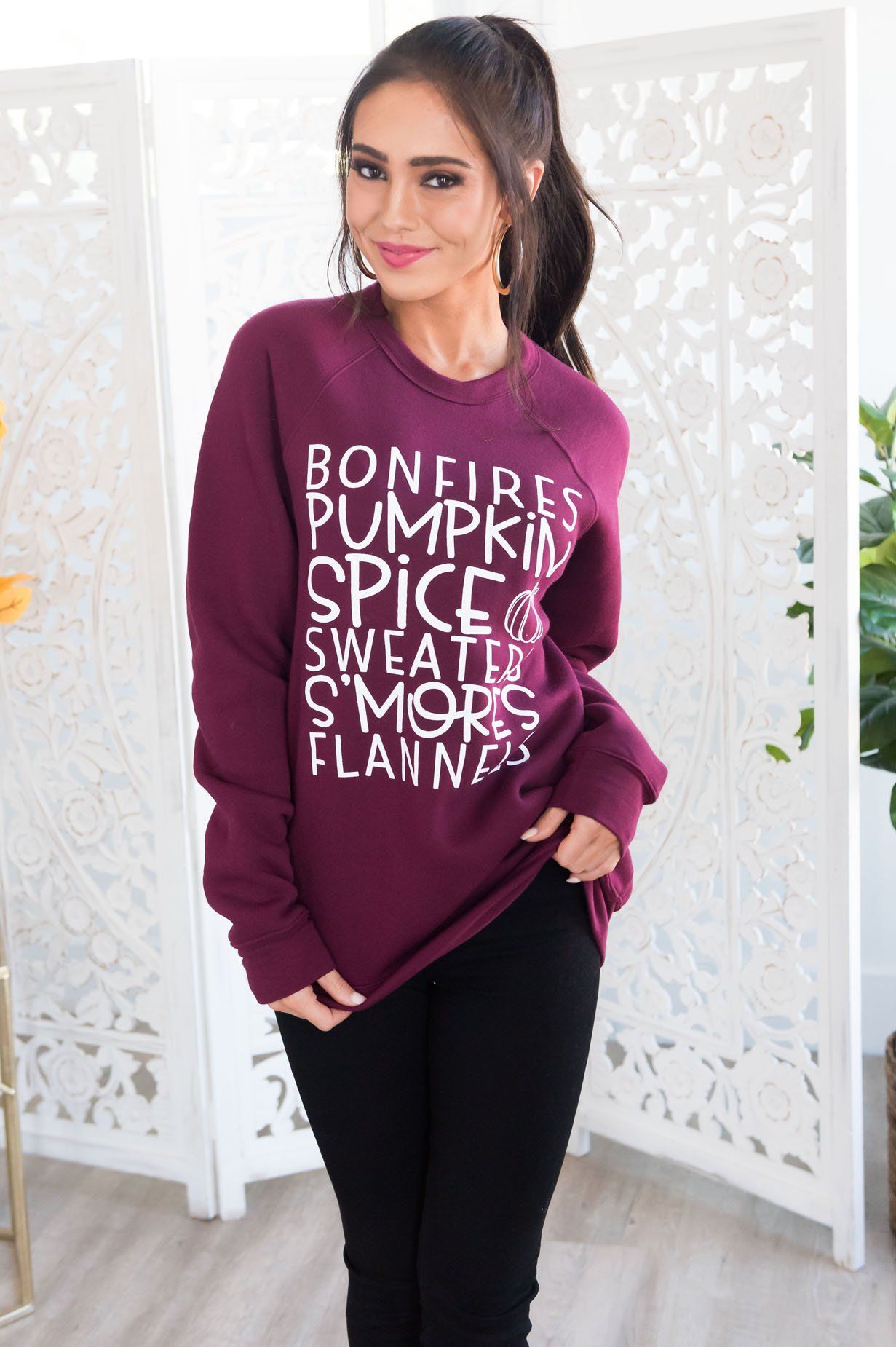 It's All About Fall Modest Sweatshirt