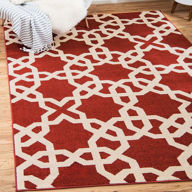 Unique Loom Charlotte Trellis Rug