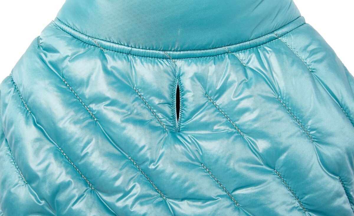 Frisco Lightweight Packable Insulated Dog and Cat Quilted Puffer Coat， Ocean Teal