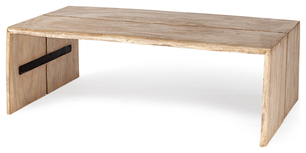 Waterfall Coffee Table  San Andreas II   Farmhouse   Coffee Tables   by Mercana  Houzz