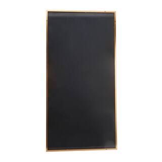 CosmoLiving by Cosmopolitan 79 in. x 40 in. Rectangle Framed Gold Wall Mirror with Thin Frame 042460