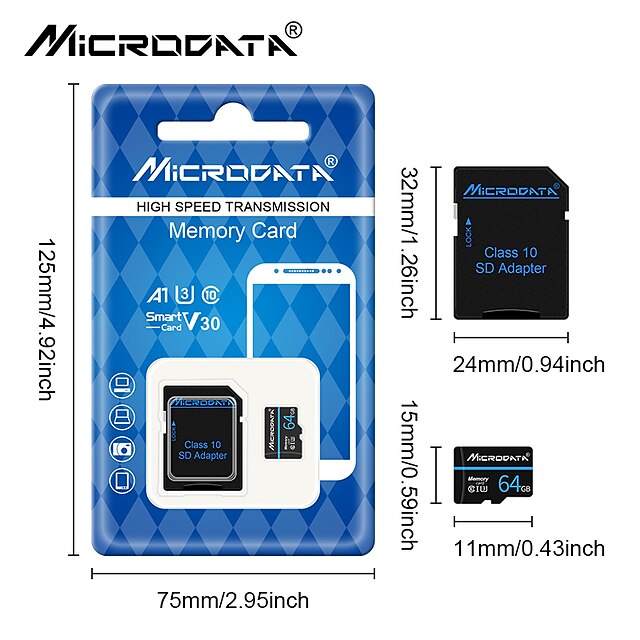 Micro SD Card U3 V30 256GB 128GB SDXC Flash Memory Card C10 U3 4K HD cartao de Memoria Micro SD TF Card With SD Adapter