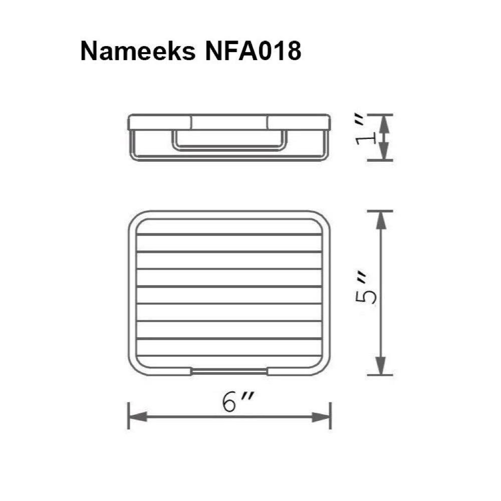 Nameeks General Hotel Wall Mounted Shower Basket in Chrome Nameeks NFA018