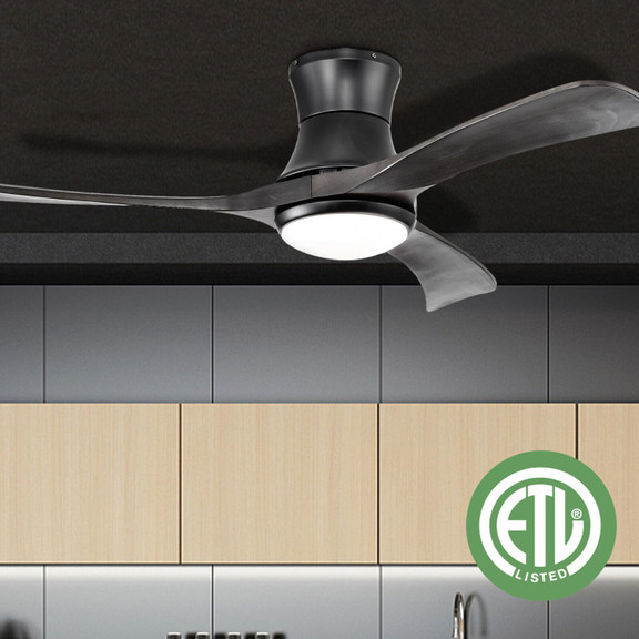 Costway 69834751 52 Inch Flush Mount Ceiling Fan w...