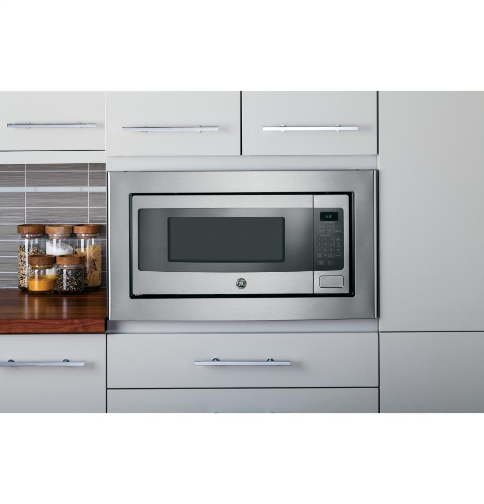 GE Profile Series 1.1 Cu. Ft. Countertop Microwave Oven, Stainless Steel, 800 Watts