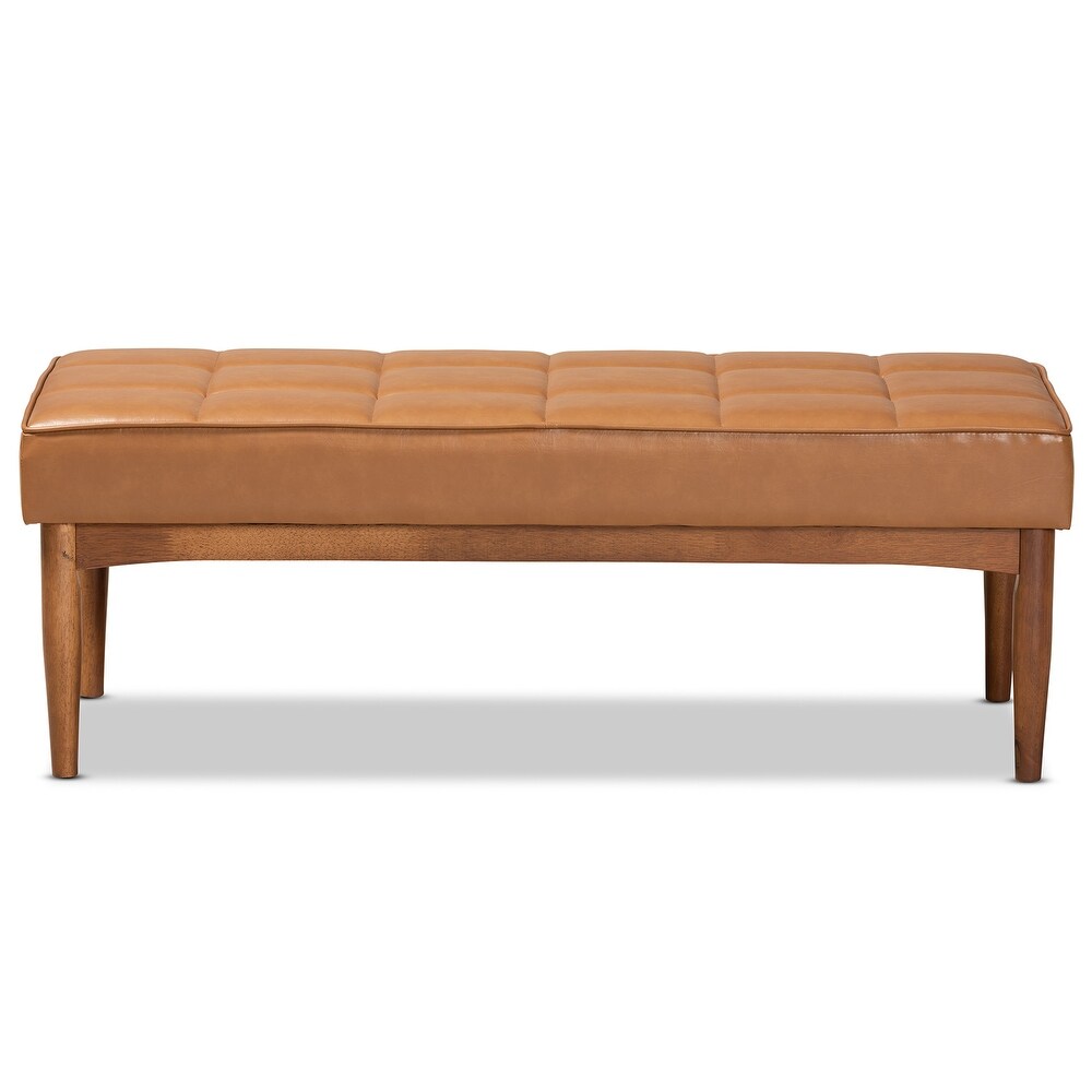 Sanford Mid Century Modern Dining Bench