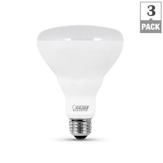 Feit Electric 65-Watt Equivalent BR30 Dimmable CEC ENERGY STAR Enhance 90+ CRI Flood LED Light Bulb Daylight 5000K (3-Pack) BR30DM950CA3