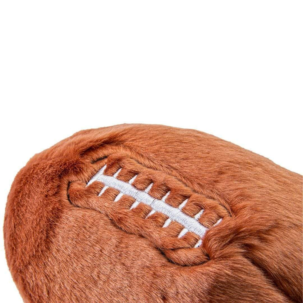 Fluff and Tuff Football Plush Dog Toy