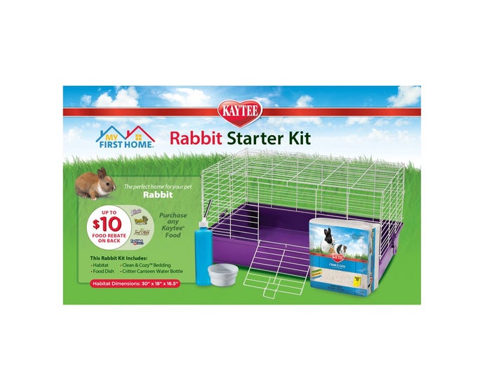 Kaytee Complete Rabbit Starter Kit， Small - 100542612