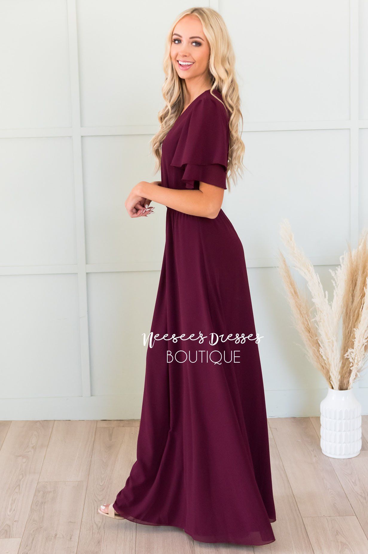 The Chloe Chiffon Maxi Dress