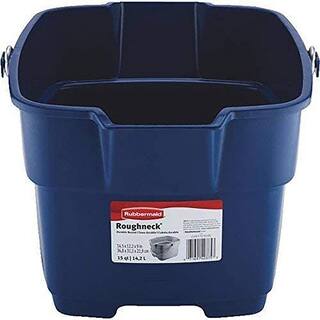 Rubbermaid Roughneck 3-34 Gal. Royal Blue Plastic Bucket FG287100ROYBL