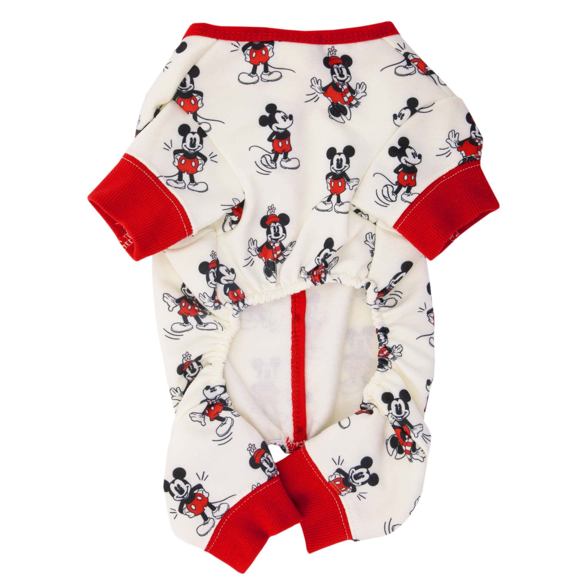 Harry Barker White Vintage Mickey Dog Pajamas， X-Small