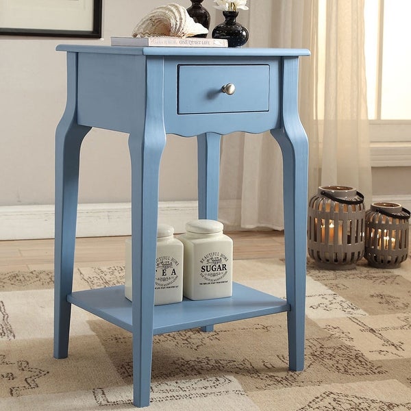 Daniella 1-Drawer Wood Storage Accent End Table by iNSPIRE Q Bold