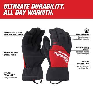 MW Large Winter Performance Work Gloves 48-73-0032