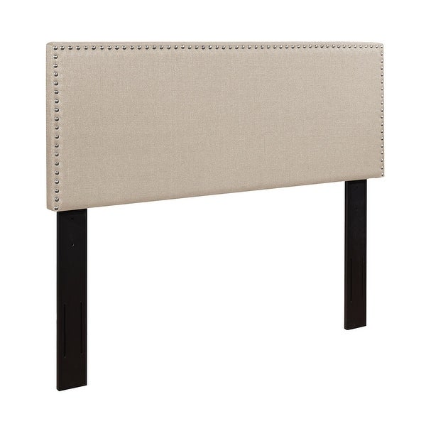 Modern Fabric Upholstered Panel Headboard - - 36288423