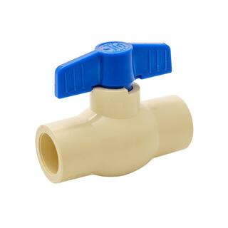 Everbilt 34 in. CPVC Solvent x Solvent Ball Valve 107-124EB