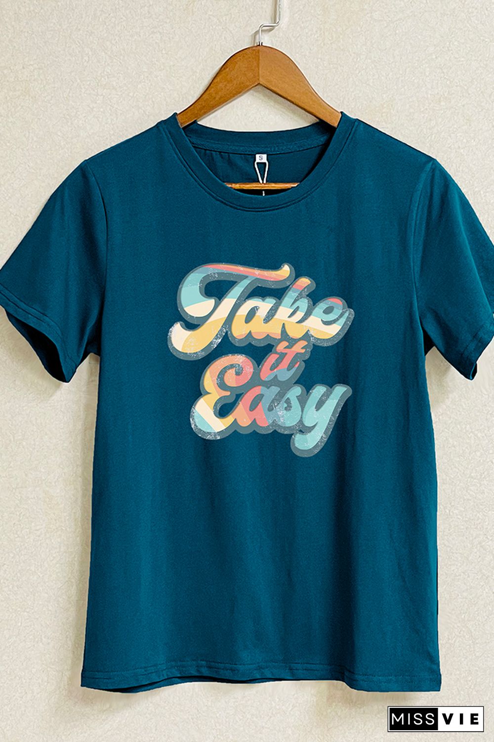 Take It Easy Graphic T-Shirt Wholesale