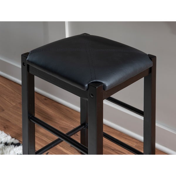 Speakeasy Backless 25-inch Counter Stools (Set of 2)