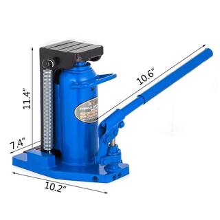 VEVOR 5-Ton to 10-Ton Toe Jack Lift Hydraulic Machine Proprietary Heat Treated Steel Air Hydraulic Toe Jack QJD5T-10T00000001V0