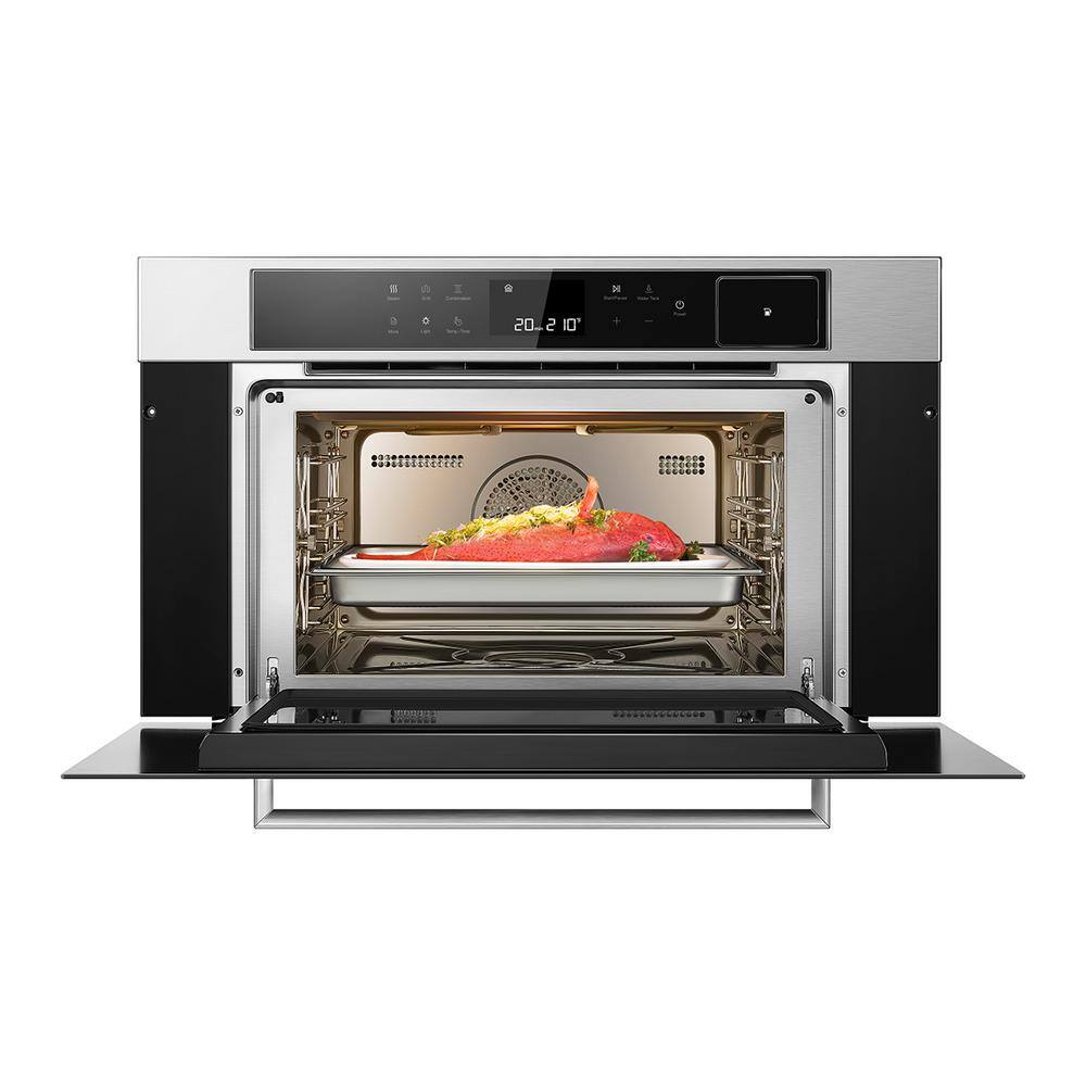 ROBAM 30 in. Single Premium Electric Built-In Wall Oven with Convection and Steam in Stainless Steel ROBAM-CQ762S