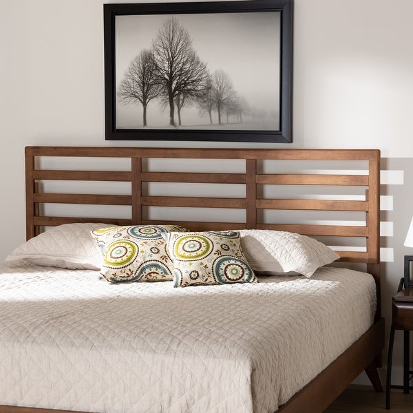 Akemi Modern and Contemporary Wood Headboard - - 33123260