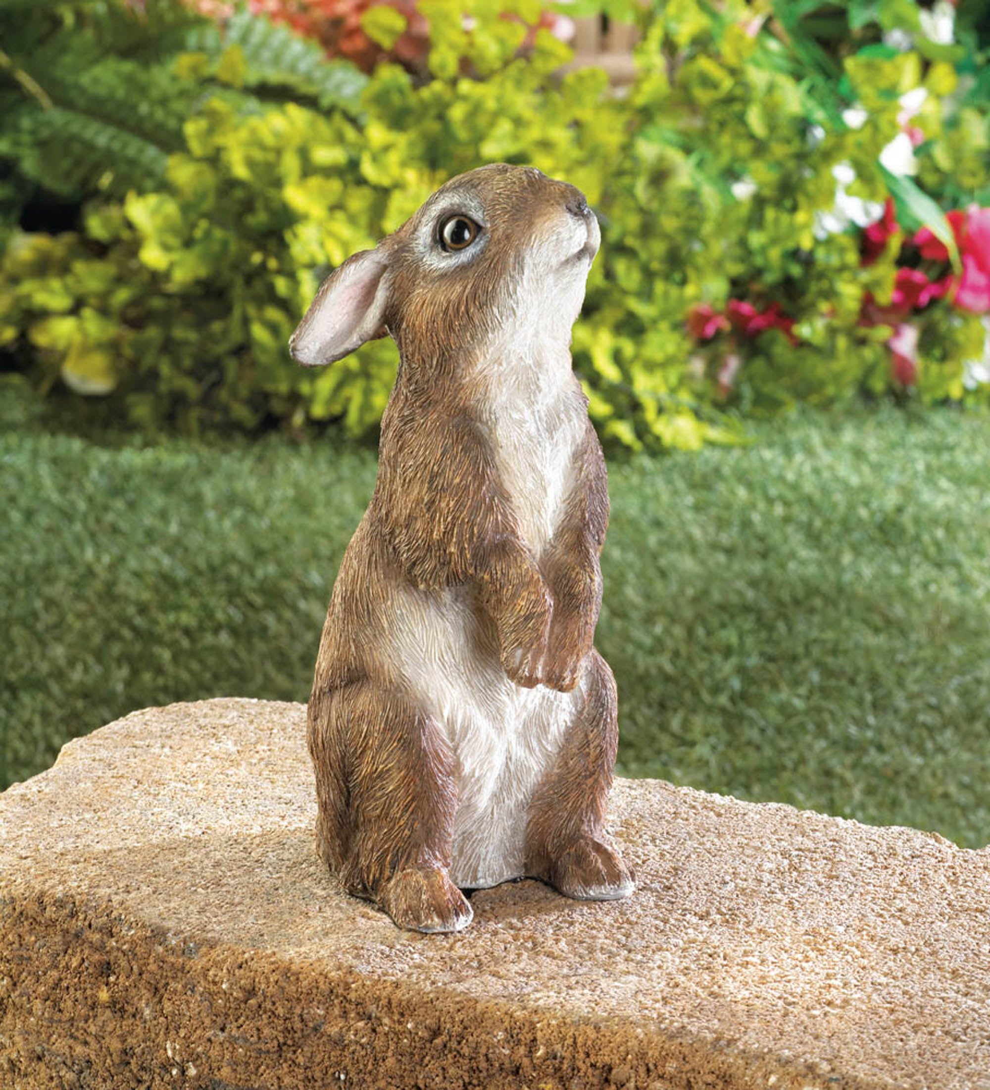 Zingz & Thingz 8" Standing Bunny Garden Statue